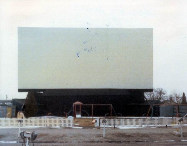 Blue Sky Drive-In Theatre - 1975 Screen From Greg